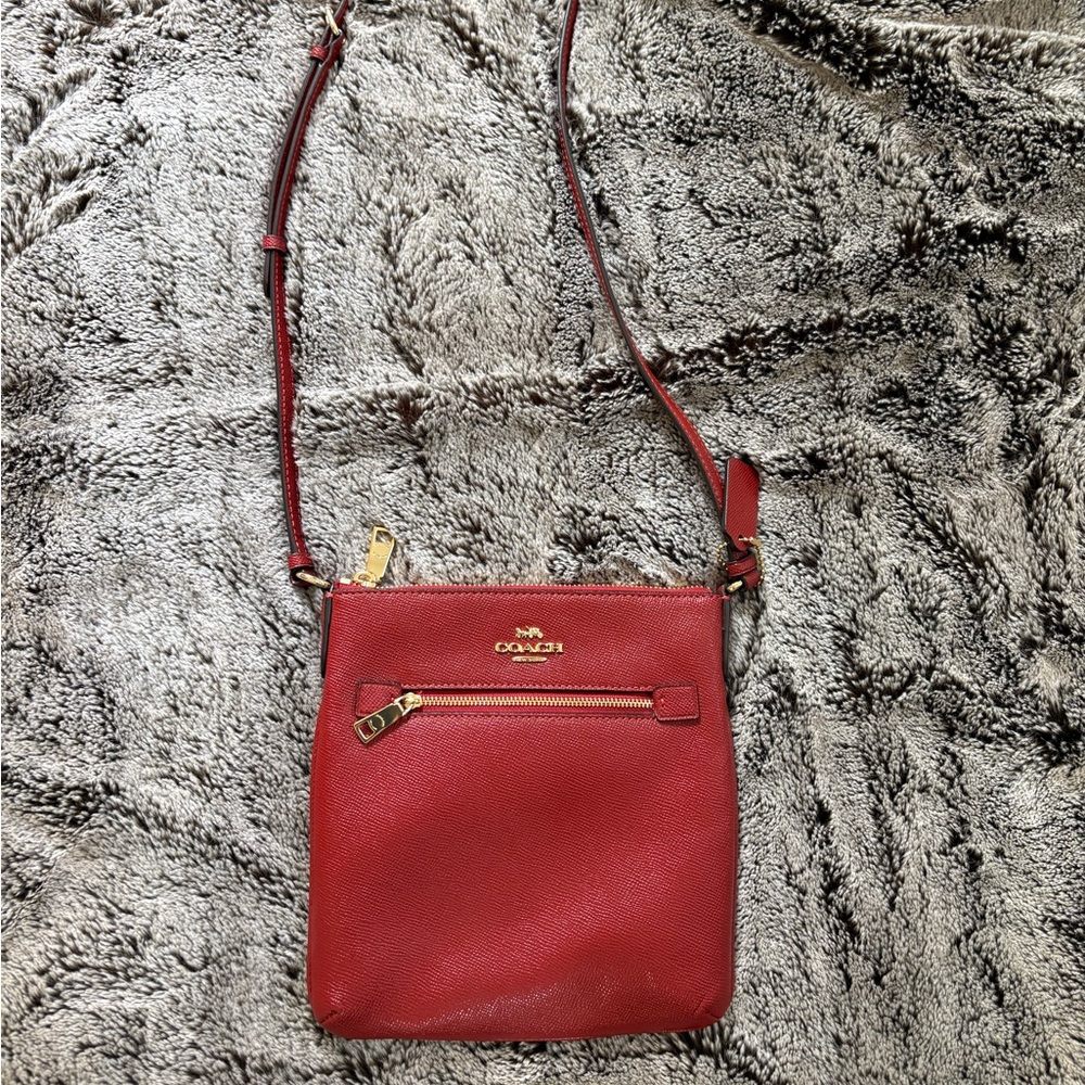 Coach Cherry Red Crossbody Bag